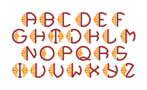 Initial Monogram Font slide 4