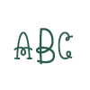 Loopy Monogram Font